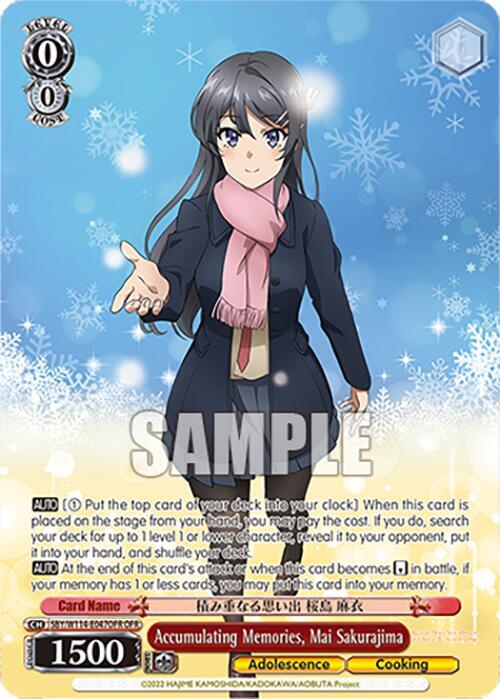 (EN) Accumulating Memories, Mai Sakurajima - Rascal Does Not Dream Series (OFR)