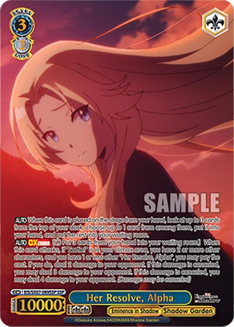 (EN) Her Resolve, Alpha (SSP)