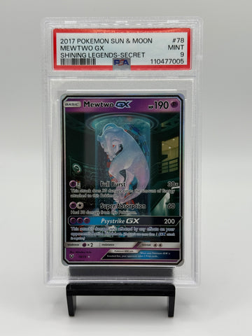 (EN) PSA 9 Mewtwo GX
